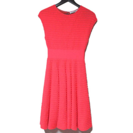 Christian DIOR Raf Simons Period Knee Length French Sleeve Knit Dress I40