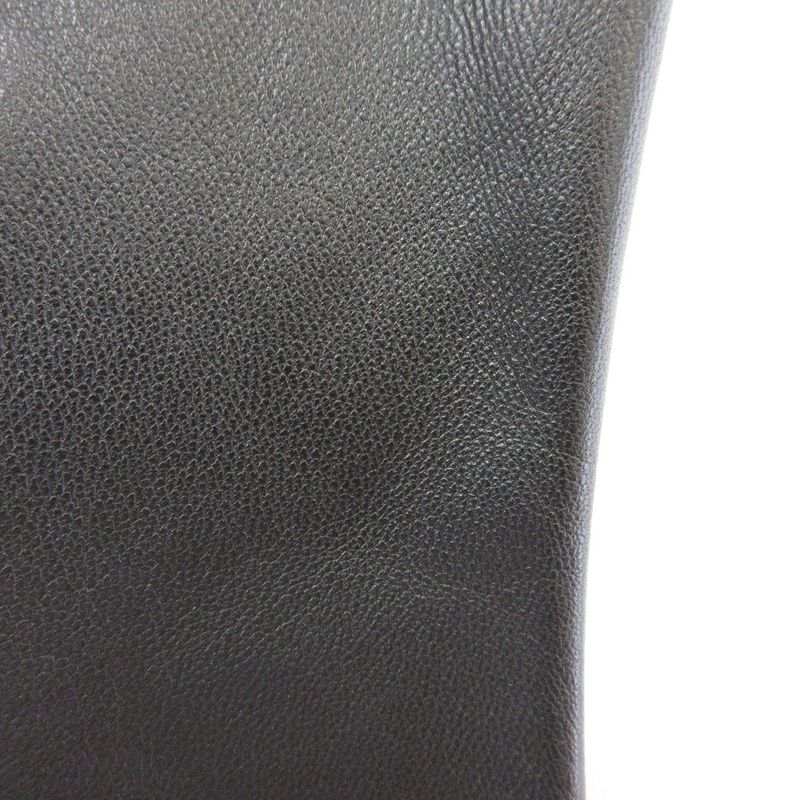 Christian Dior Leather Bodycon Dress Size 34 Black Women's Used