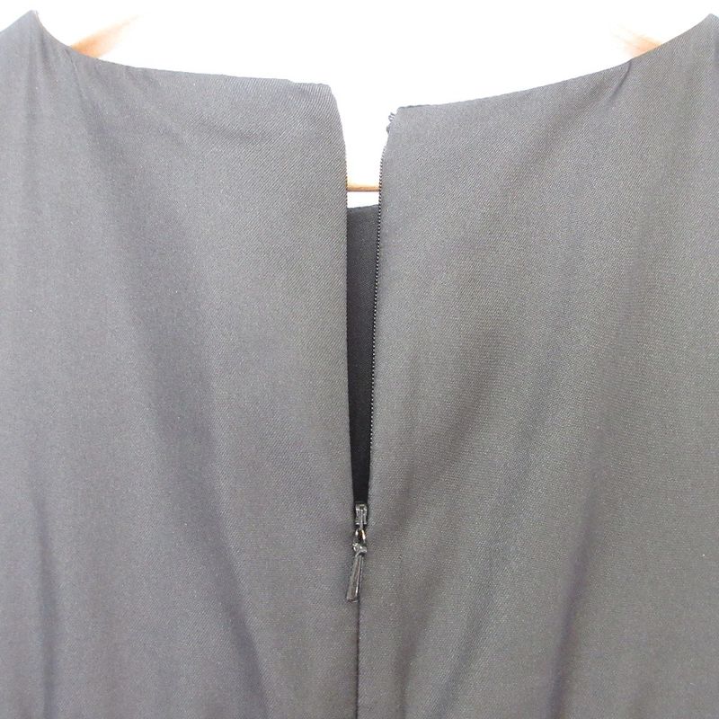 Christian Dior Leather Bodycon Dress Size 34 Black Women's Used