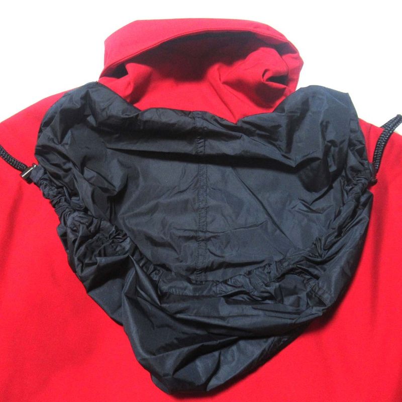 Good Prada Sport Hood Storage Padded Jacket Size 40 Red Women's Used