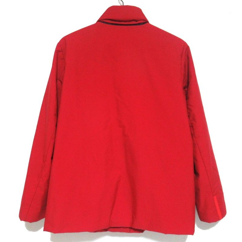 Good Prada Sport Hood Storage Padded Jacket Size 40 Red Women's Used