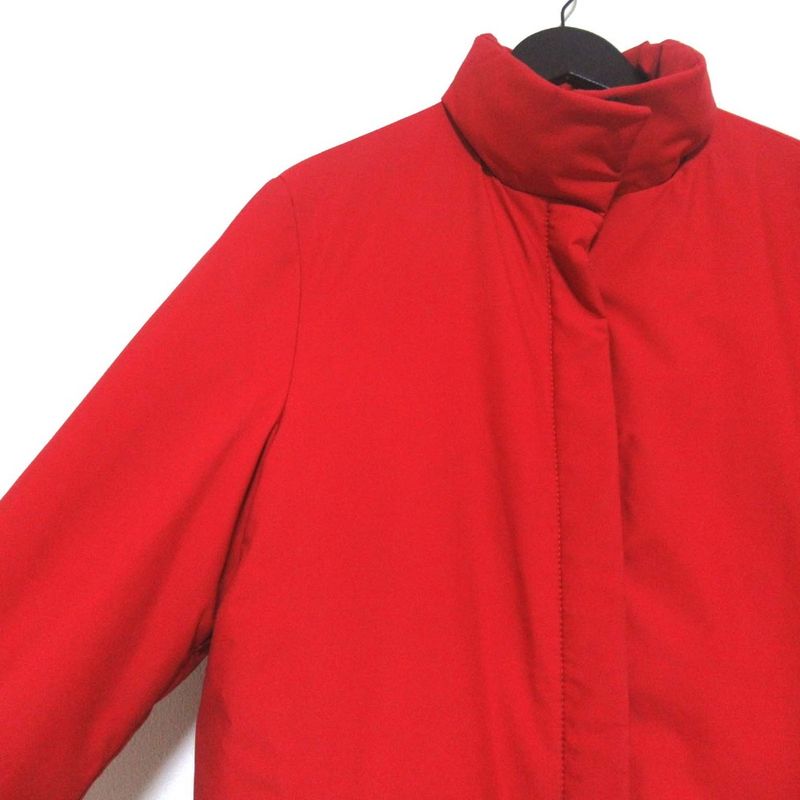 Good Prada Sport Hood Storage Padded Jacket Size 40 Red Women's Used