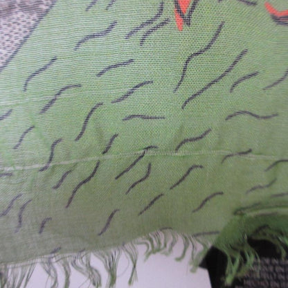 Good Gucci Jubilee Print Modal Silk Large Scarf Shawl Beige Multicolor Men's