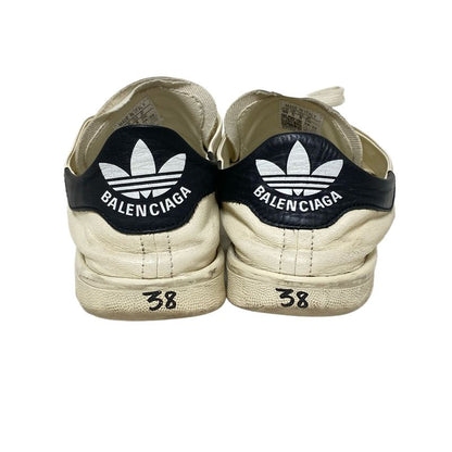 Balenciaga Sneakers 24 Women's Stan Smith 721836 Ivory And Black Adidas