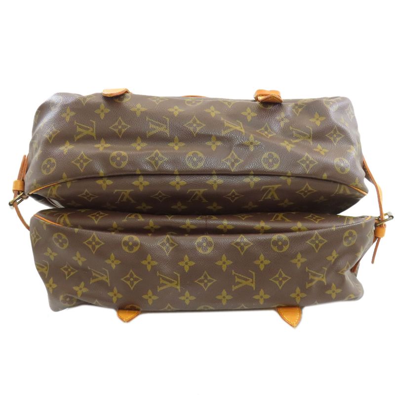 Louis Vuitton M42252 Saumur LL Shoulder Bag Monogram Canvas Women