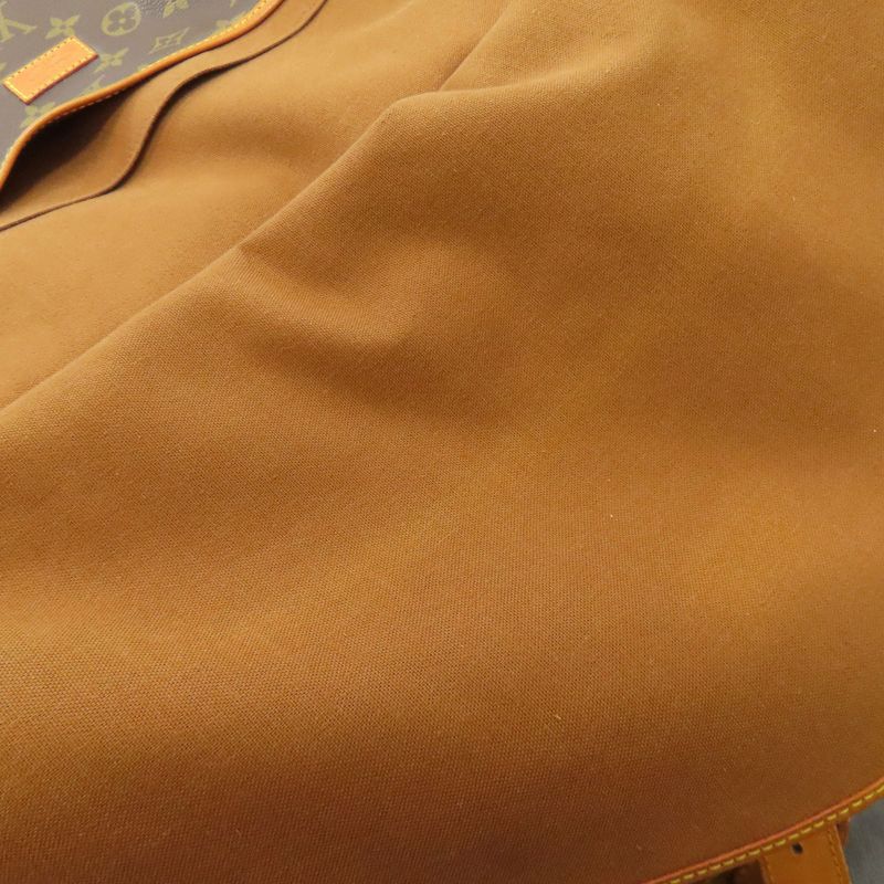 Louis Vuitton M42252 Saumur LL Shoulder Bag Monogram Canvas Women