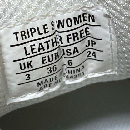 Balenciaga Sneakers 24 Women Triple S 544351 White Clear Sole Leather