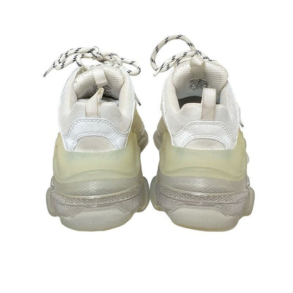Balenciaga Sneakers 24 Women Triple S 544351 White Clear Sole Leather