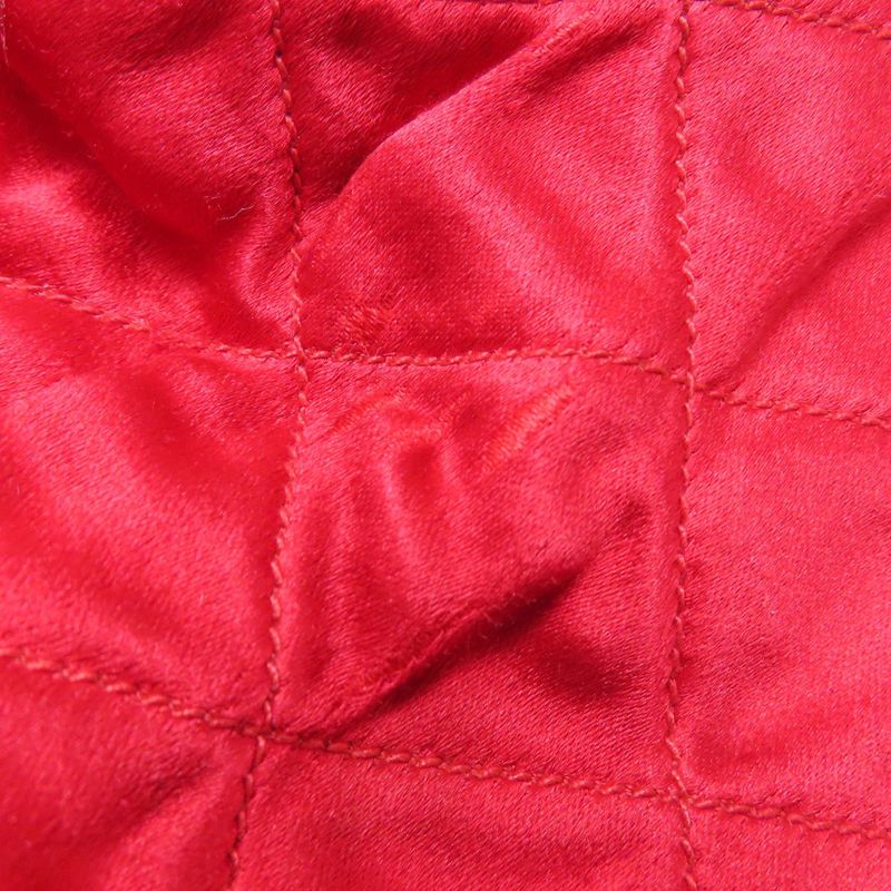 Chanel Drawstring Shoulder Matelasse Gold Hardware Shoulder Bag Satin Women