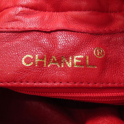 Chanel Drawstring Shoulder Matelasse Gold Hardware Shoulder Bag Satin Women