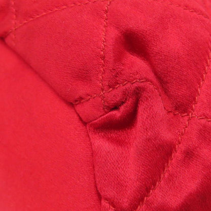 Chanel Drawstring Shoulder Matelasse Gold Hardware Shoulder Bag Satin Women