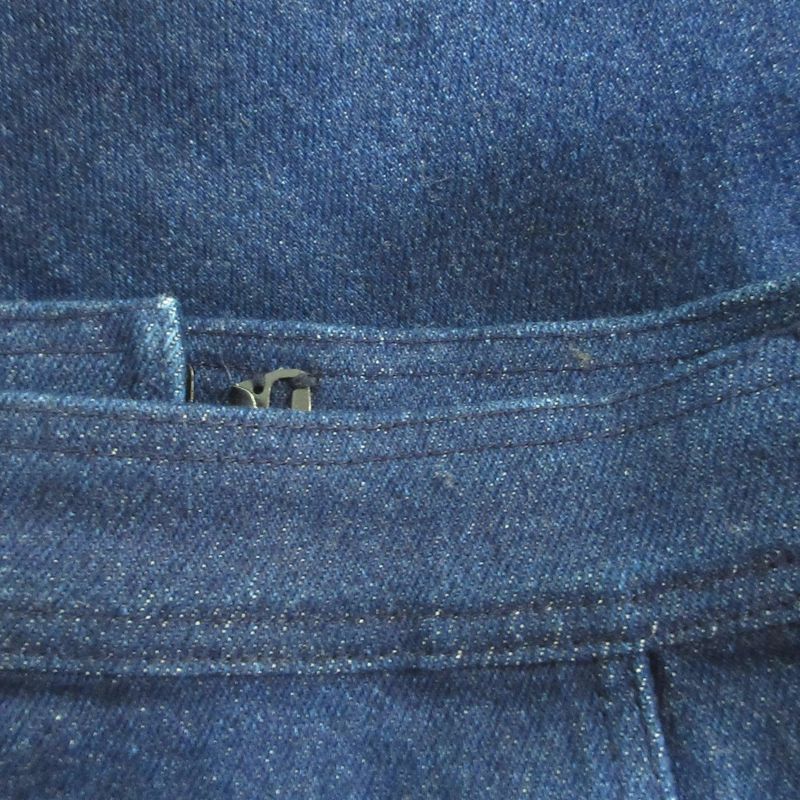 Chanel Denim Skirt Size 38 Indigo Ladies Secondhand Used