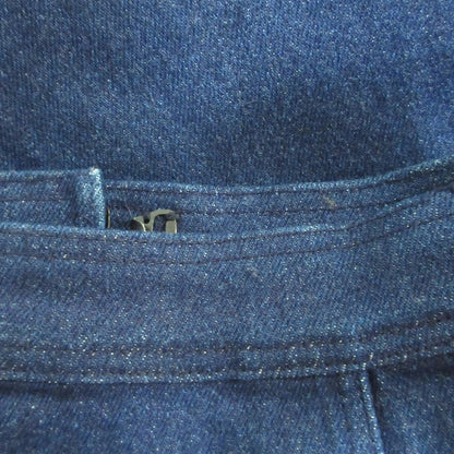 Chanel Denim Skirt Size 38 Indigo Ladies Secondhand Used