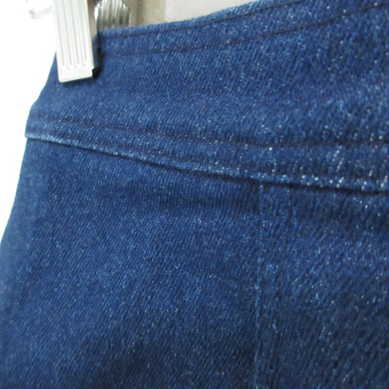 Chanel Denim Skirt Size 38 Indigo Ladies Secondhand Used