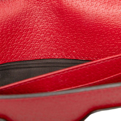 Gucci GG Supreme Queen Margaret Bee Crossbody Chain Wallet Shoulder Bag 476079