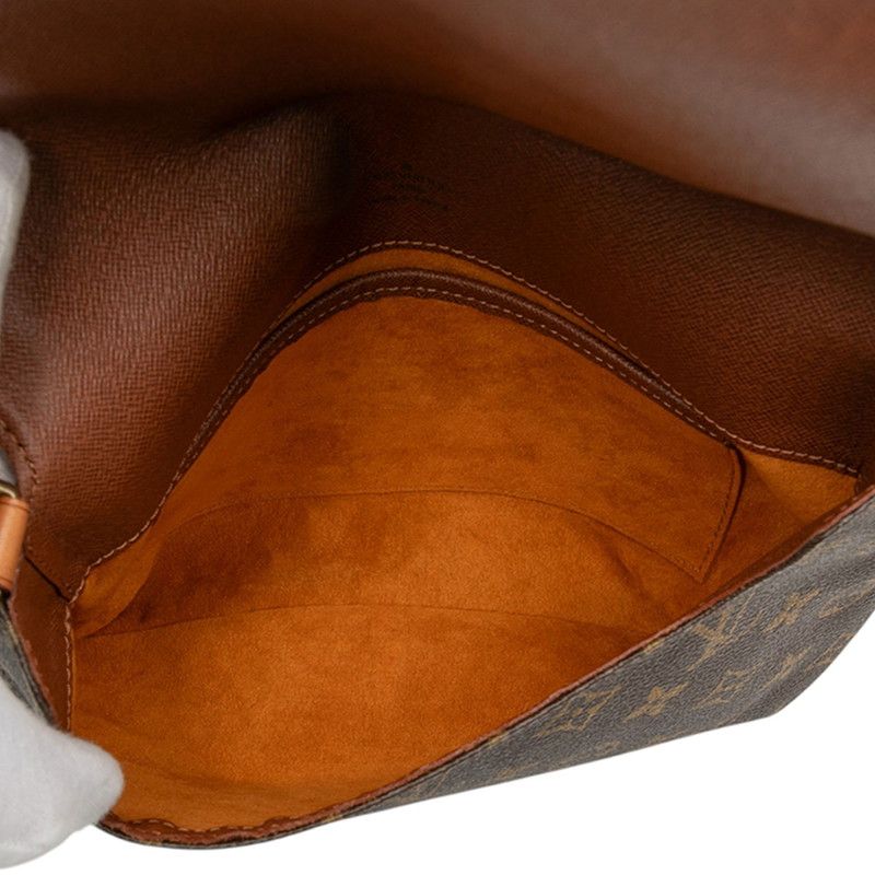 Louis Vuitton Monogram Musette Tango Short M51257 Brown PVC Leather Women Louis