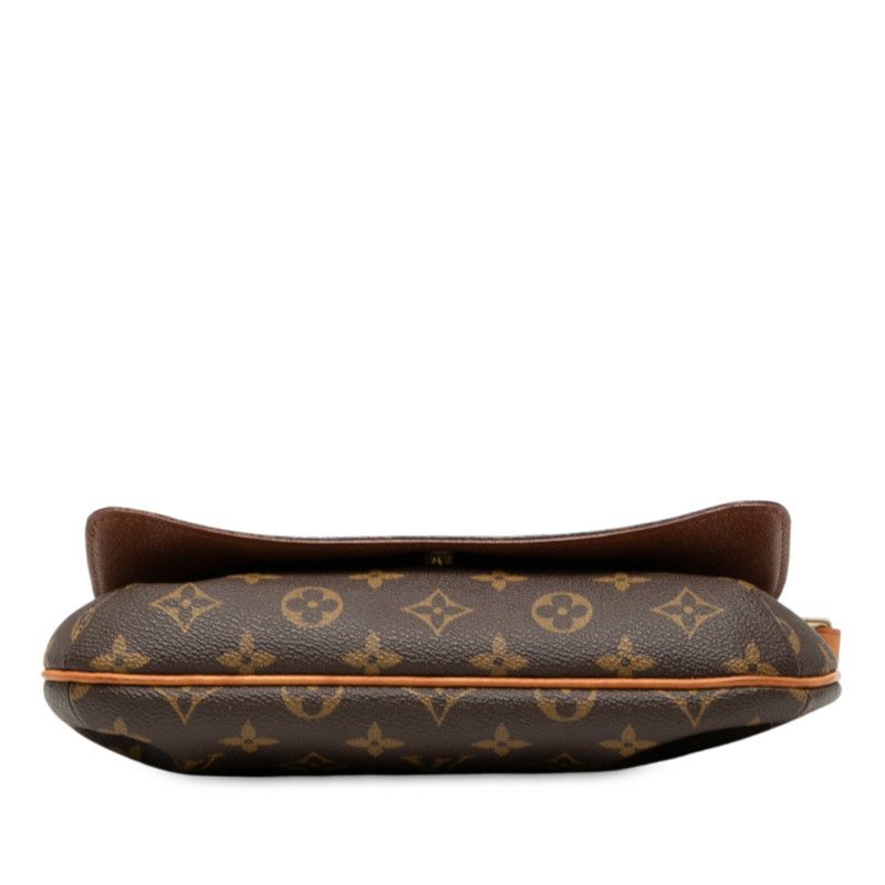 Louis Vuitton Monogram Musette Tango Short M51257 Brown PVC Leather Women Louis