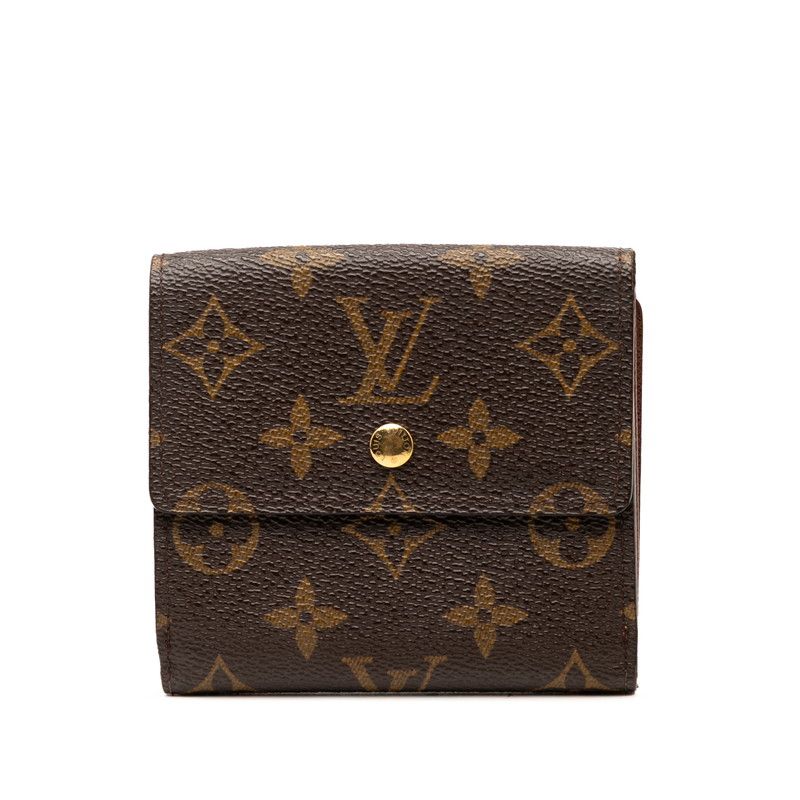 Louis Vuitton Monogram Porte Monet Vieux Carte Cles Di M61652 Brown PVC Leather