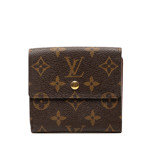 Louis Vuitton Monogram Porte Monet Vieux Carte Cles Di M61652 Brown PVC Leather
