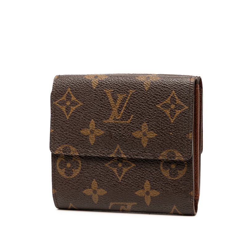 Louis Vuitton Monogram Porte Monet Vieux Carte Cles Di M61652 Brown PVC Leather