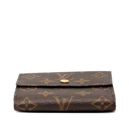 Louis Vuitton Monogram Porte Monet Vieux Carte Cles Di M61652 Brown PVC Leather