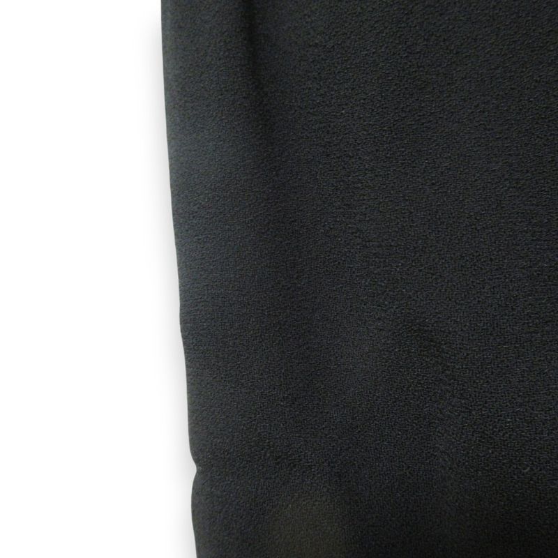 Unused Prada Ruffle Design Stretch Sleeveless Dress P396u Size 38 Black Women's