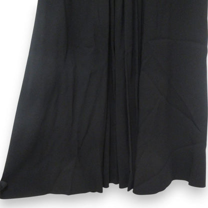 Unused Prada Ruffle Design Stretch Sleeveless Dress P396u Size 38 Black Women's