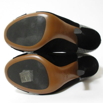 Fendi Rockoko Rococo Knit Velour Sock Boots Short Boots Size 36 Approx 23cm