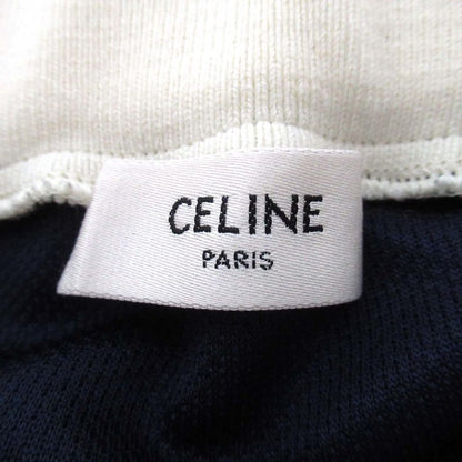 Celine Easy Waist Sideline Knit Miniskirt 2z479186v XS Size Navy And Off White