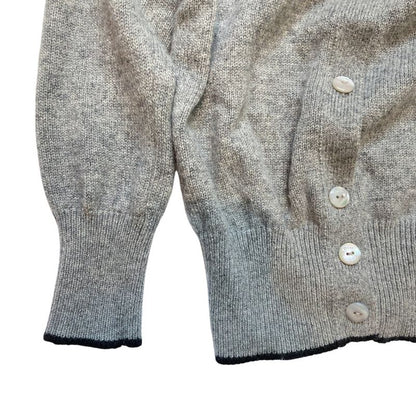 Christian DIOR Raf Simons Period CD Logo Hardware 100% Cashmere Knit Cardigan