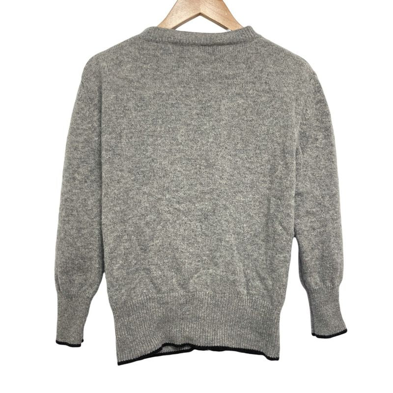 Christian DIOR Raf Simons Period CD Logo Hardware 100% Cashmere Knit Cardigan