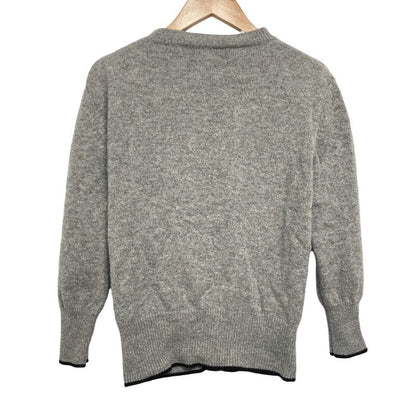 Christian DIOR Raf Simons Period CD Logo Hardware 100% Cashmere Knit Cardigan