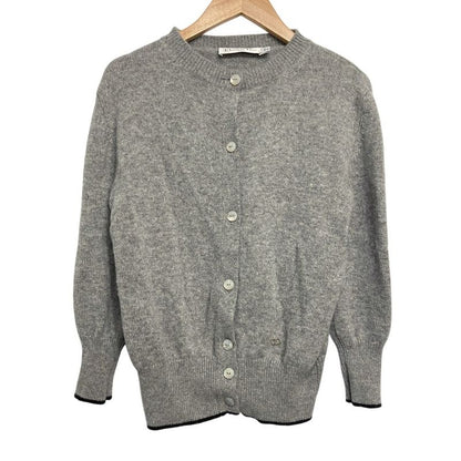 Christian DIOR Raf Simons Period CD Logo Hardware 100% Cashmere Knit Cardigan