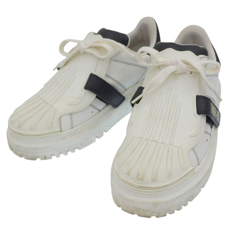 Good Christian Dior-id Low Cut Sneakers 37 1/2 Approx 24.5cm (9.65in) White