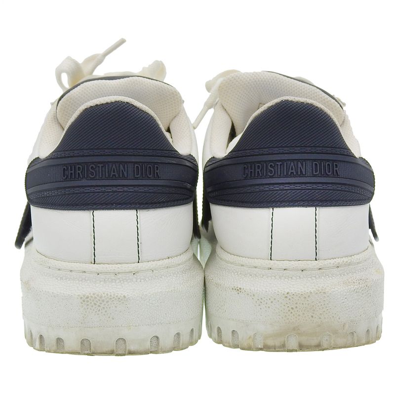 Good Christian Dior-id Low Cut Sneakers 37 1/2 Approx 24.5cm (9.65in) White