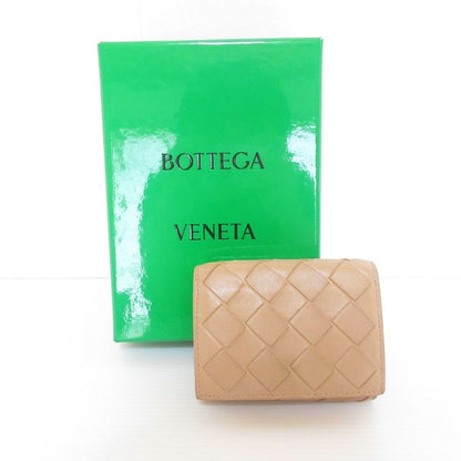 Good Bottega Veneta Intrecciato Leather Tiny Trifold Wallet Compact Wallet
