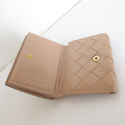 Good Bottega Veneta Intrecciato Leather Tiny Trifold Wallet Compact Wallet