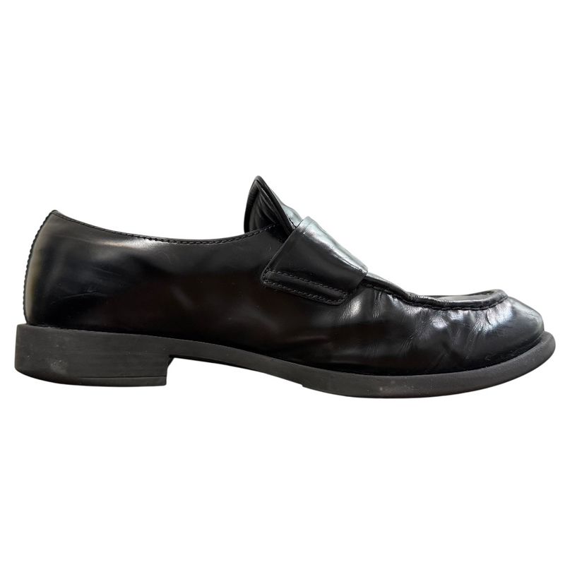 Good Prada Leather Loafer Dnc725 Size 39 25.5cm (10.04in) Equivalent Black