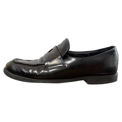 Good Prada Leather Loafer Dnc725 Size 39 25.5cm (10.04in) Equivalent Black