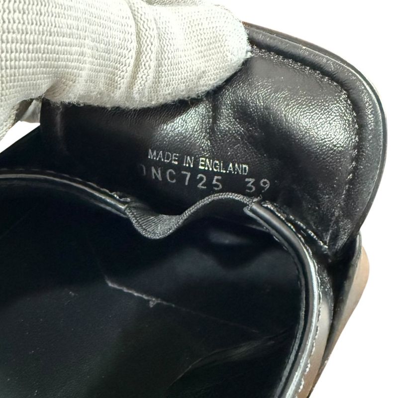 Good Prada Leather Loafer Dnc725 Size 39 25.5cm (10.04in) Equivalent Black