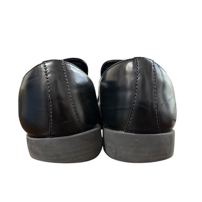 Good Prada Leather Loafer Dnc725 Size 39 25.5cm (10.04in) Equivalent Black