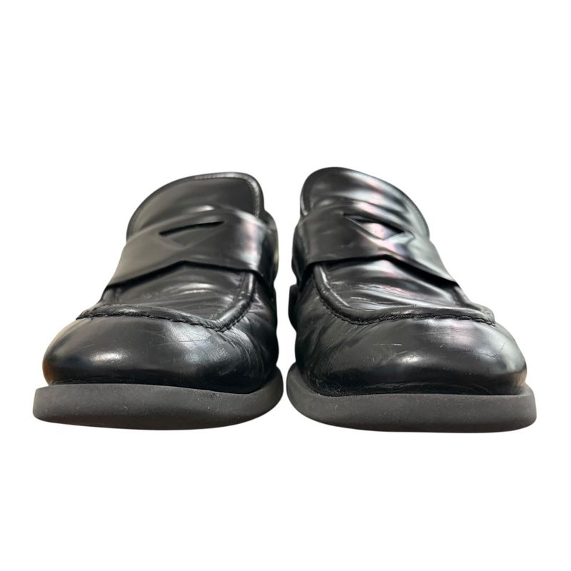 Good Prada Leather Loafer Dnc725 Size 39 25.5cm (10.04in) Equivalent Black