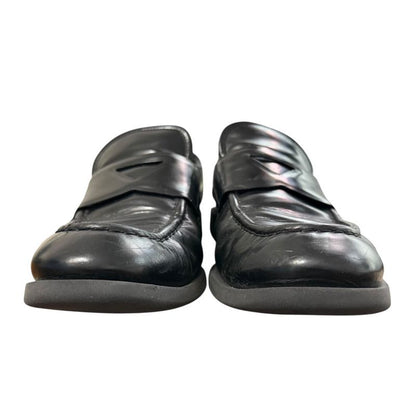 Good Prada Leather Loafer Dnc725 Size 39 25.5cm (10.04in) Equivalent Black