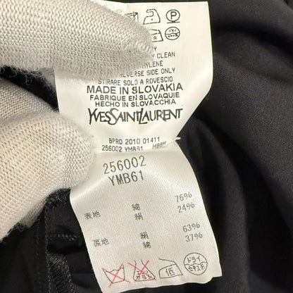 Unused Yves Saint Laurent Silk Blend Long Sleeve Pullover