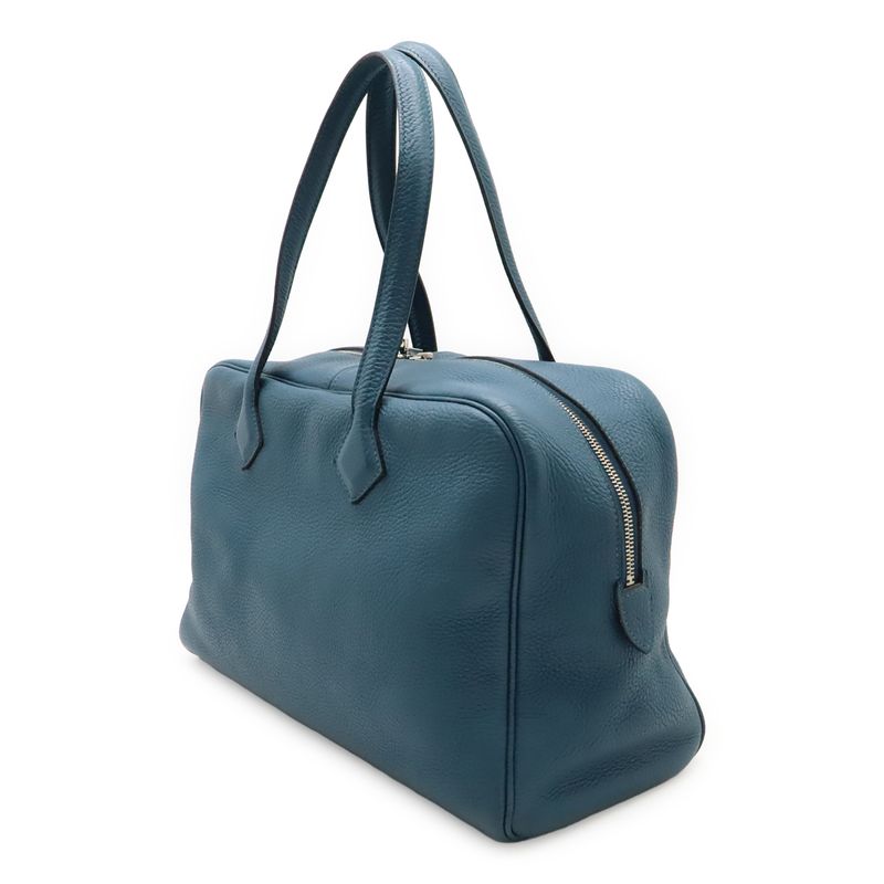 Hermes Victoria 2 35 Mini Boston Bag Handbag Shoulder Bag Taurillon Clemence