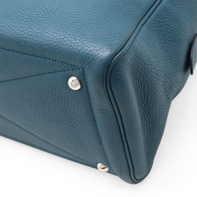 Hermes Victoria 2 35 Mini Boston Bag Handbag Shoulder Bag Taurillon Clemence