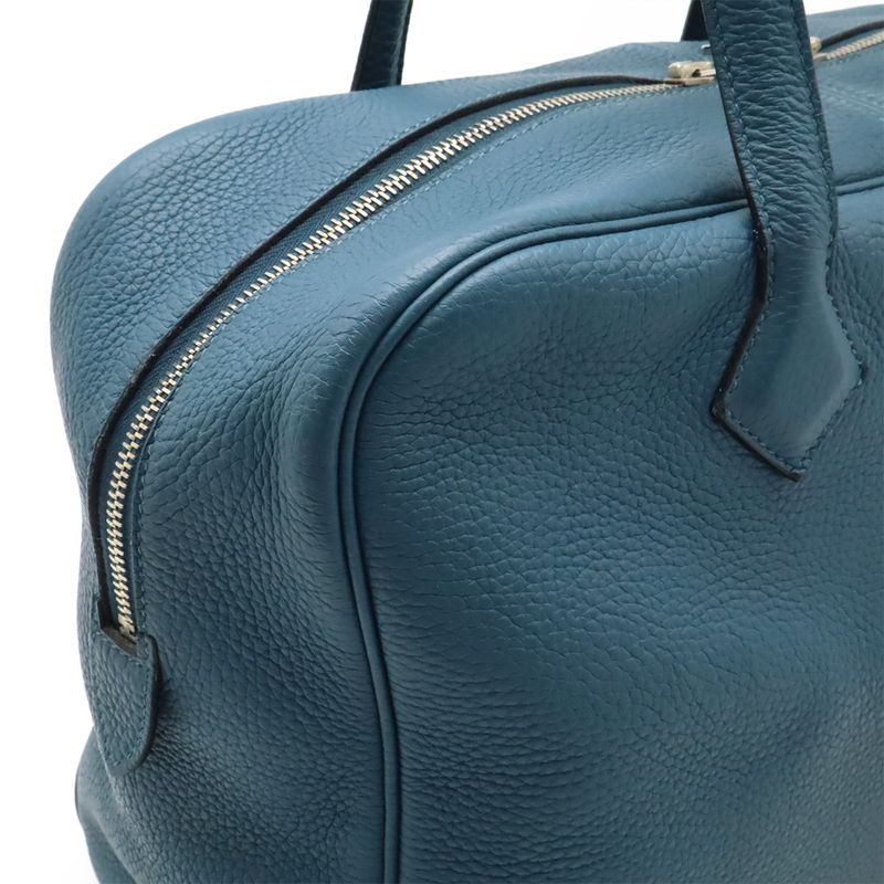 Hermes Victoria 2 35 Mini Boston Bag Handbag Shoulder Bag Taurillon Clemence