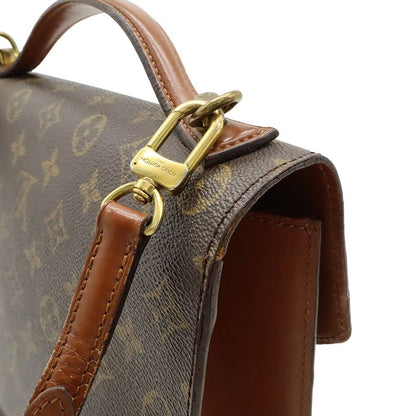 Louis Vuitton Monogram Monceau 28 Second Bag Handbag Business Bag 2WAY Shoulder
