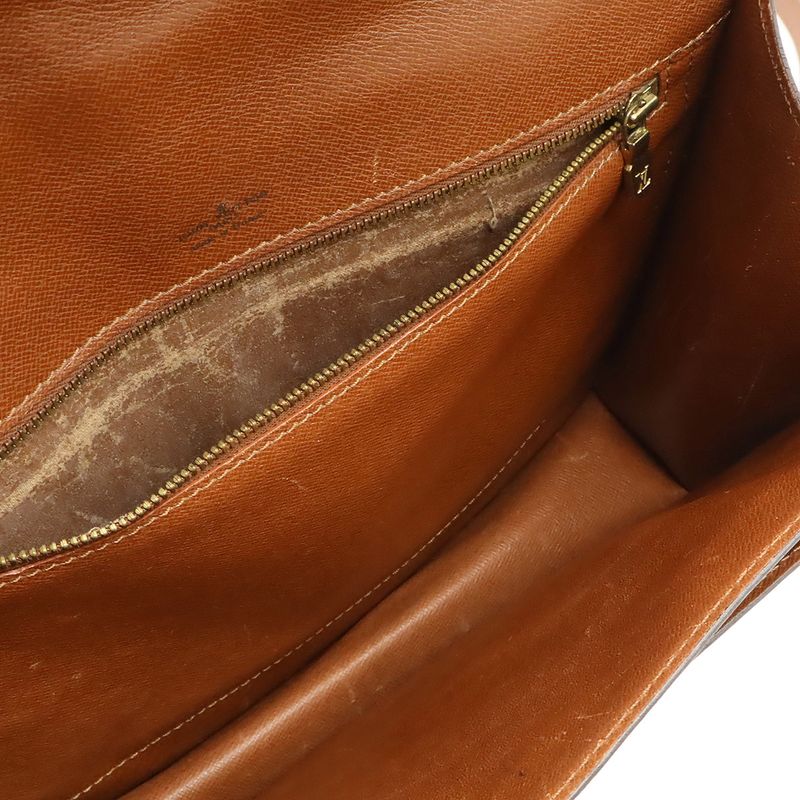 Louis Vuitton Monogram Monceau 28 Second Bag Handbag Business Bag 2WAY Shoulder