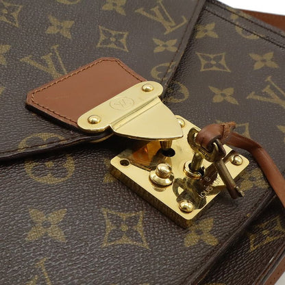 Louis Vuitton Monogram Monceau 28 Second Bag Handbag Business Bag 2WAY Shoulder
